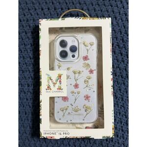 Mia Charro iPhone 14 Pro Case – Floral Protective Cover, Slim‎ Fit, New
